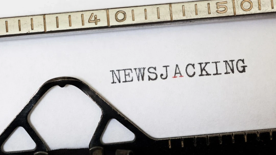 Newsjacking poster