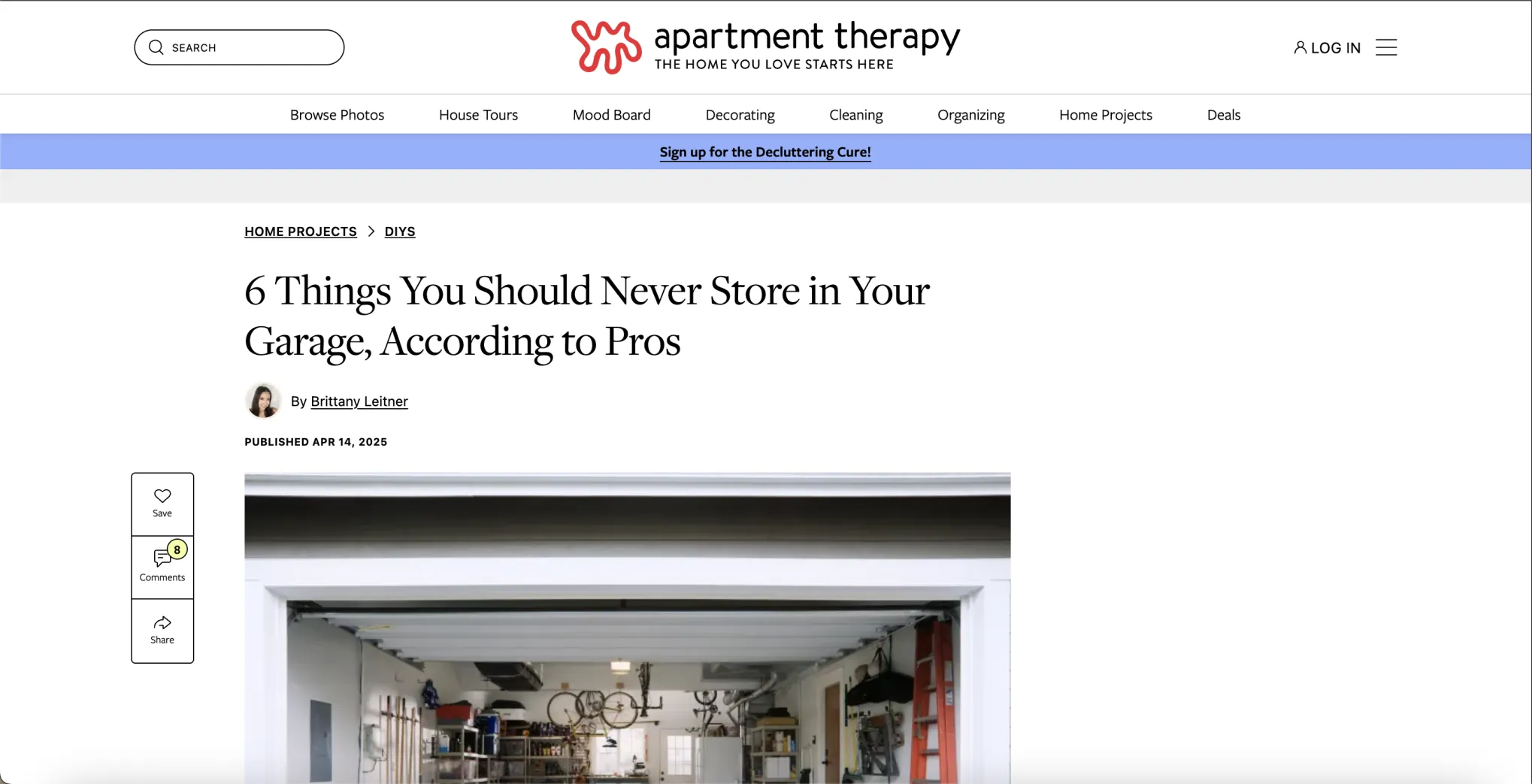 Apartment Therapy 6 Things You Should Never Store in Your Garage, According to Pros